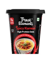 True Elements Spicy Korean High Protein Savoury Oats (HPSO) 66gm 